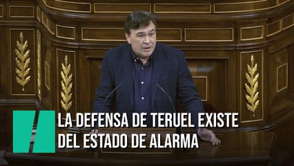 La defensa de Teruel Existe de la prórroga del estado de alarma