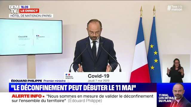 Édouard Philippe annonce le report du déconfinement à Mayotte et une discipline renforcée pour le déconfinement en Île-de-France