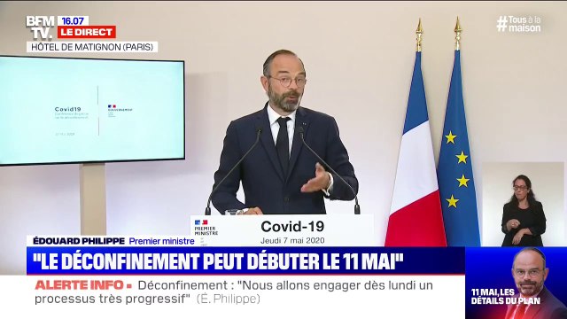Edouard Philippe envisage une nouvelle étape de déconfinement début juin pour les départements verts s'ils se maintiennent en vert les trois prochaines semaines