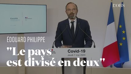 Edouard Philippe : "Le pays est divisé en deux"
