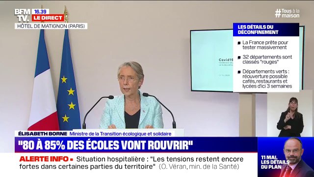 Elisabeth Borne: Dès le 11 mai, l'offre de transport de proximité sera au minimum de 50% des capacités habituelles