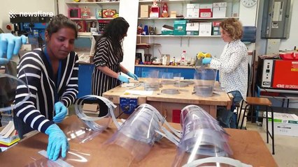 London school makes face shields for NHS staff and key workers