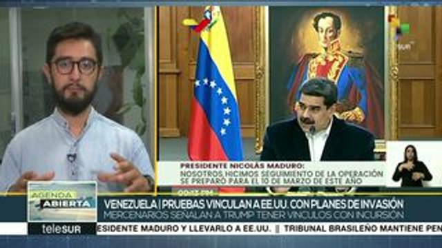 Acusa pdte. Nicolás Maduro a Donald Trump de aprobar Operación Gedeon