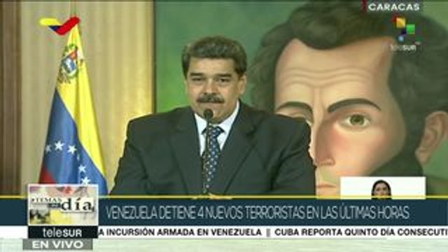 Venezuela: ofrece Nicolás Maduro detalles de frustrado golpe de estado