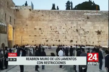 Israel: reabren el muro de los lamentos bajo medidas restrictivas