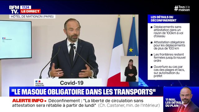 Déconfinement: Edouard Philippe préférerait que sa fille retourne à l'école dès le 11 mai