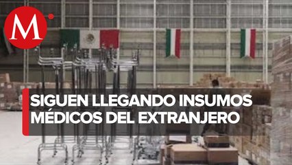 Llega avión con insumos médicos desde China para covid-19