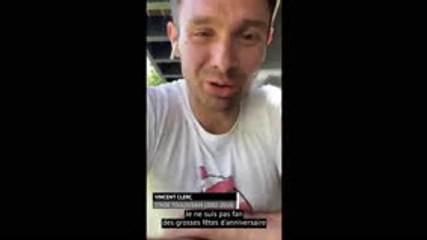 Joyeux anniversaire confiné, Vincent Clerc !