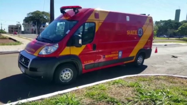 Motociclista fica ferido ao se envolver em acidente na Av. Assunção