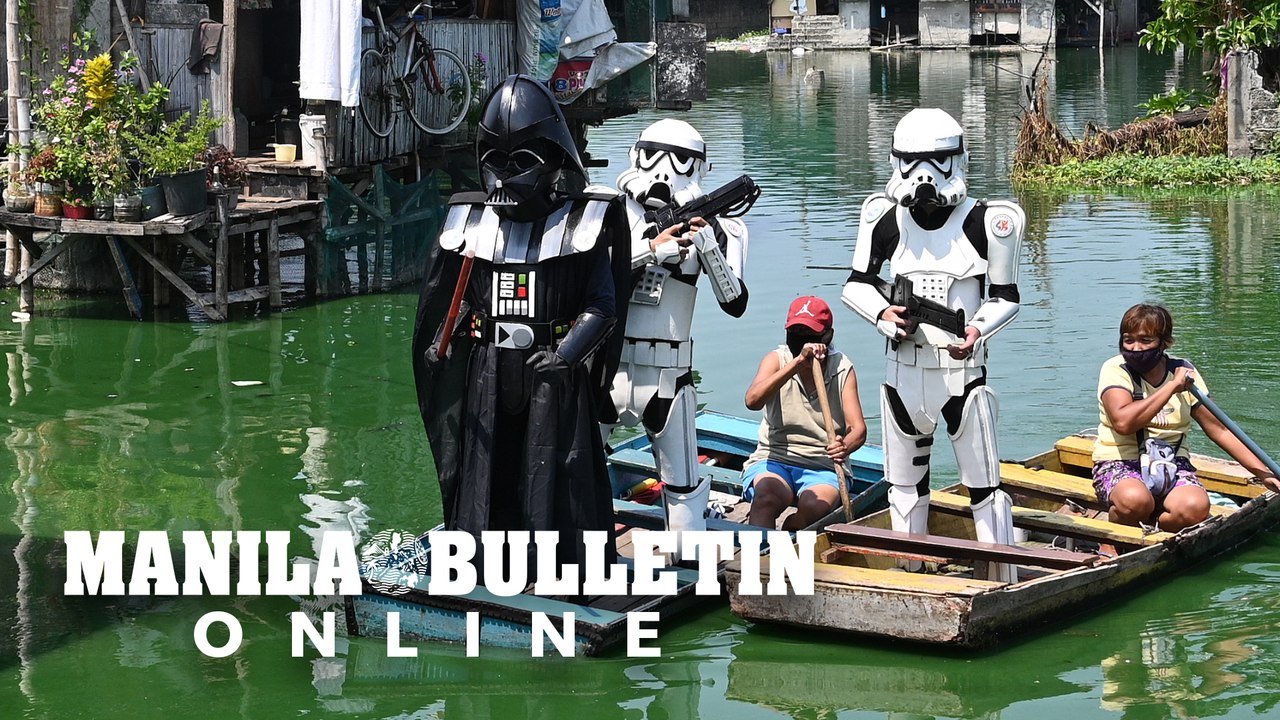 'Darth Vader' orders Philippine villagers to stay home