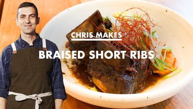 Chris Makes Braised Short Ribs at Home