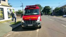 Motociclista fica ferida em acidente de trânsito no Bairro Coqueiral