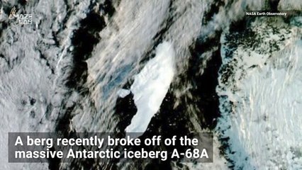 Earth’s Largest Iceberg Just Plopped a Smaller Berg Into the Ocean