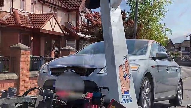 Watch as a car suspected of involvement in illegal flytipping across Sunderland is seized.