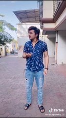 Sameeksha sud with Bhavin Bhanyshali and Vishal Pandey on tiktok video