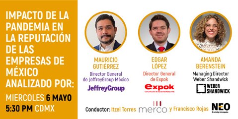 Webinar: Impacto de la pandemia en la reputación de las empresas de México.