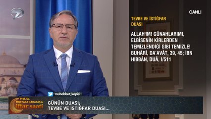 Prof. Dr. Mustafa Karataş ile İftar Saati - 7 Mayıs 2020