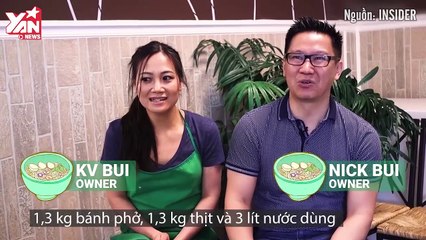 phở khổng lồ của người Việt đã đặt chân đến châu Âu: khách Tây choáng ngợp!