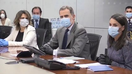 Rey Felipe destaca el funcionamiento del sistema de Red Eléctrica