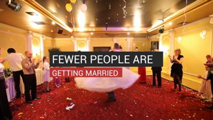 Fewer People Are Getting Married
