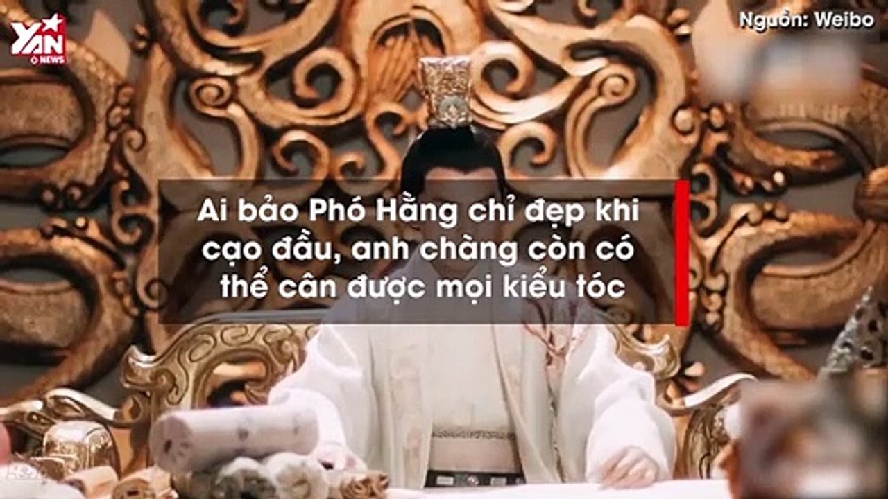 Ai bảo Phó Hằng chỉ đẹp khi cạo đầu, anh chàng còn có thể cân được mọi kiểu tóc