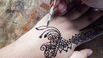 Easy and Beautiful Mehndi Design For Hand -- EID Special Mehndi Designe _ Durga puja Mehndi _