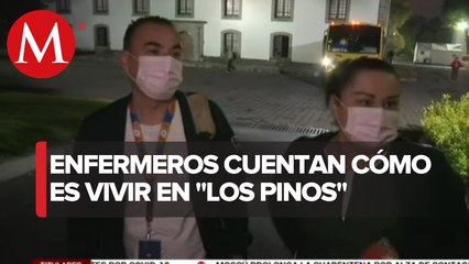 Personal médico se hospedan por covid-19 en Los Pinos
