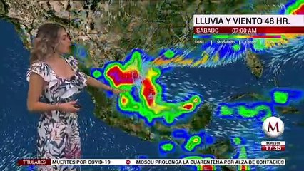El clima para mañana 8 de mayo, con Jessica de Luna