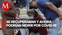 Familiares de pacientes con covid-19 exigen información en el Hospital Juárez