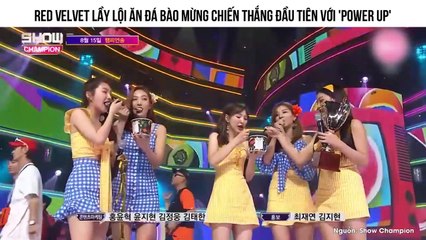 Red Velvet Lầy Lội Ăn Đá Bào Mừng Chiến Thắng Đầu Tiên Với 'Power Up'