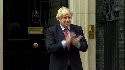 Boris Johnson and Sir Keir Starmer join nationwide Clap for Carers