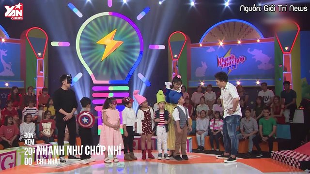 Diệu Nhi - Anh Đức tại Nhanh như chớp nhí