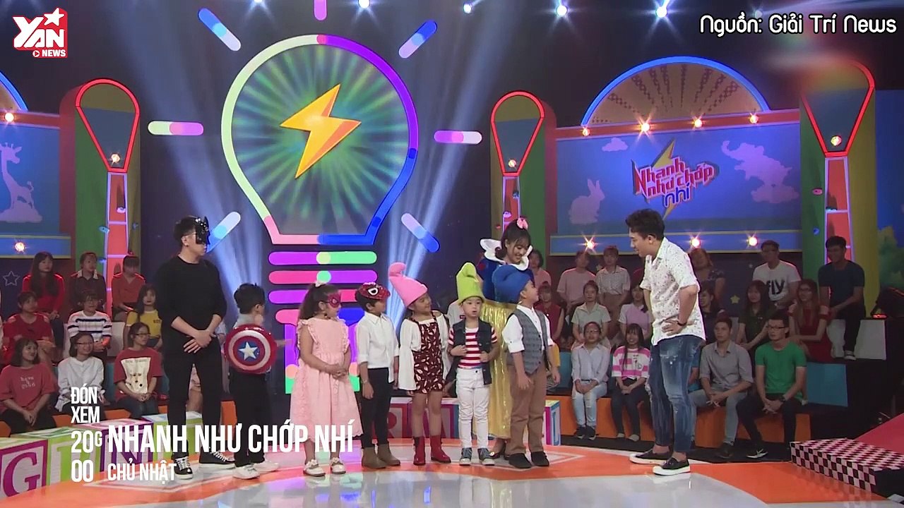 Diệu Nhi - Anh Đức tại Nhanh như chớp nhí