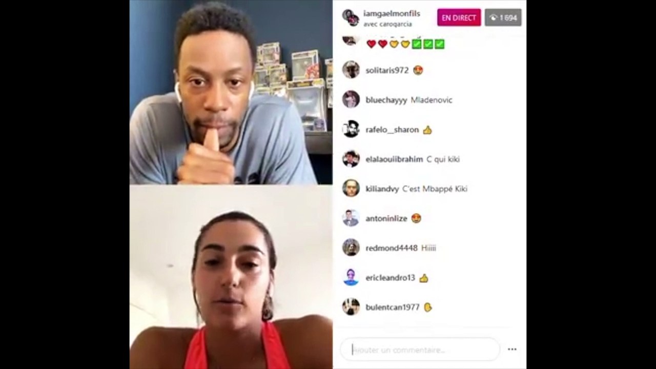 ATP/WTA - Caroline Garcia avec Gaël Monfils en Insta Live : "Caro Garcia : "La Fed Cup avec Kristina Mladenovic a apaisé les tensions"