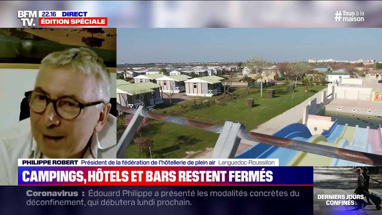 "On espère pouvoir ouvrir à partir du 2 juin." Le président de la fédération de l'hôtellerie de plein air assure que les camping sont "prêts" pour ouvrir à nouveau
