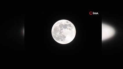 'Süper Ay' görüntüsüyle hayran bıraktı