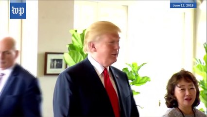 Trump's most awkward moments of 2018