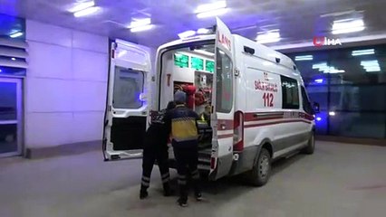 Dereye düşen şahıs hastanelik oldu