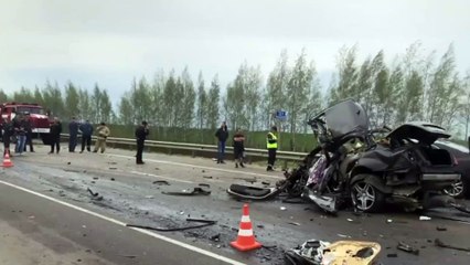 Последствия ДТП на трассе М-6