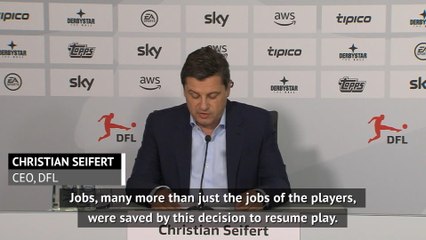 'Bundesliga to return on May 16th', CEO of the DFL confirms