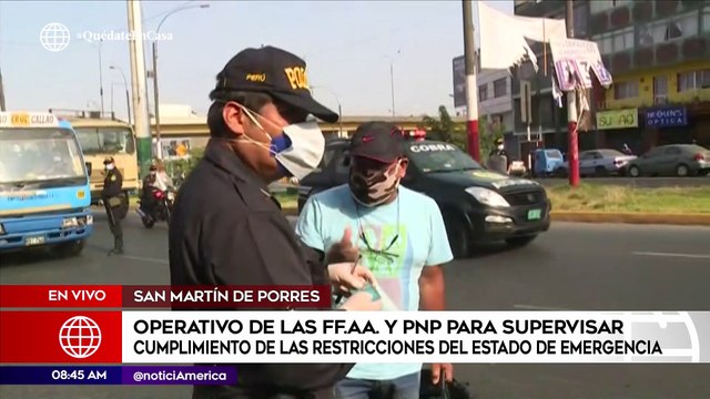 Primera Edición: Operativo de las FFAA y PNP en San Martín de Porres