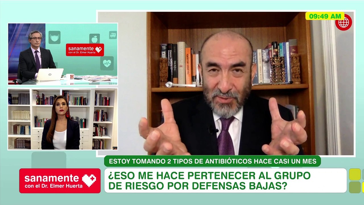 #SanamenteConElDrHuerta - ¿Tomar varios antibióticos me hace pertenecer al grupo de riesgo por defensas bajas?