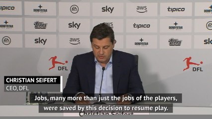 'Bundesliga to return on May 16th', CEO of the DFL confirms