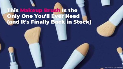 This Makeup Brush Is the Only One You’ll Ever Need (and It’s Finally Back in Stock)