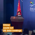 China To Cut US Debt Holdings?