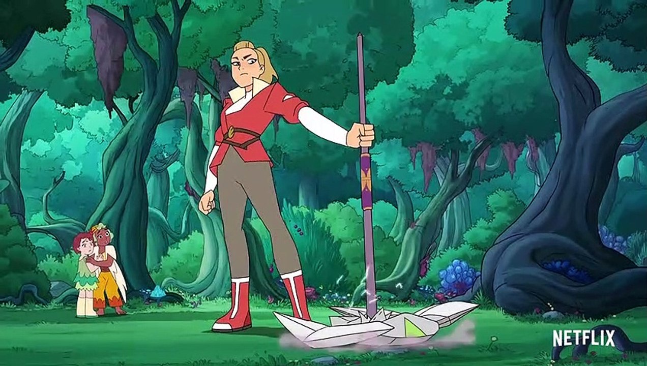 SHE-RA AND THE PRINCESSES OF POWER Season 5 - Clip - She-Ra With No Powers