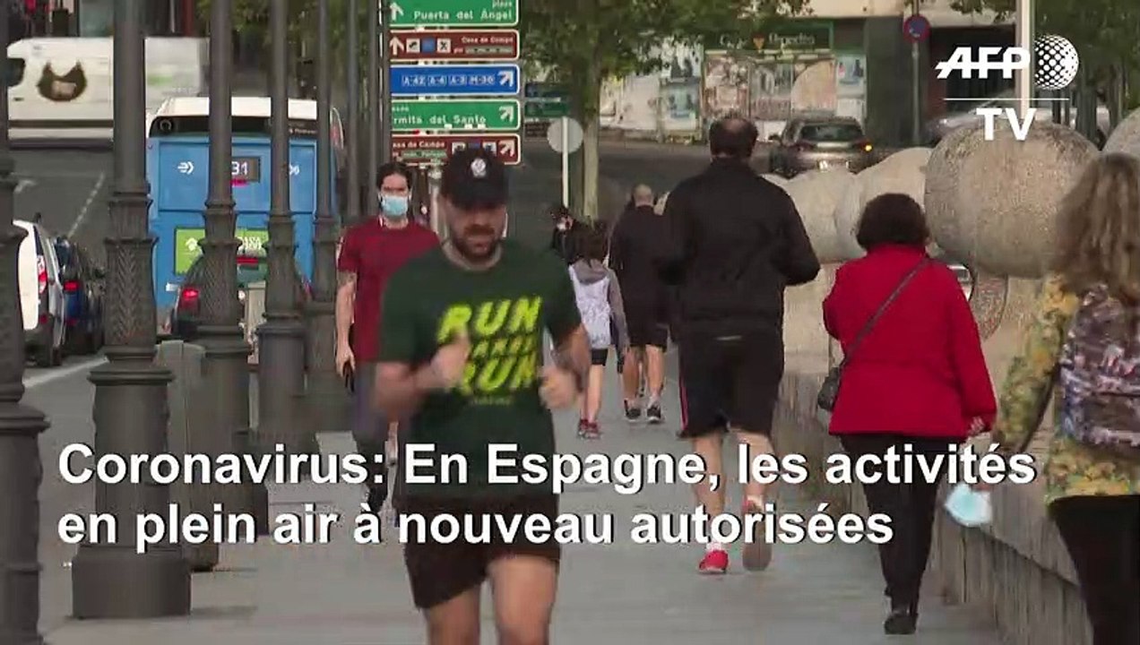 Coronavirus: en Espagne, les activités en plein air autorisées à certaines heures