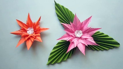 How to Make Paper Flowers Easily || Paper craft