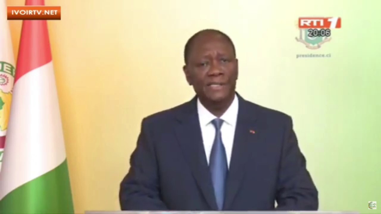 Lutte contre le covid-19: Le Président Alassane Ouattara s'adresse aux ivoiriens
