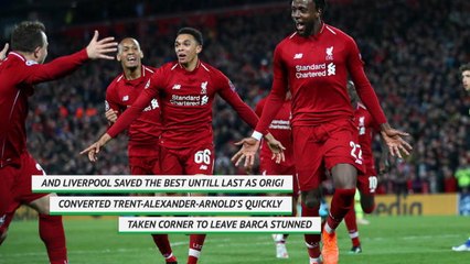 Liverpool perform Anfield miracle to stun Barcelona